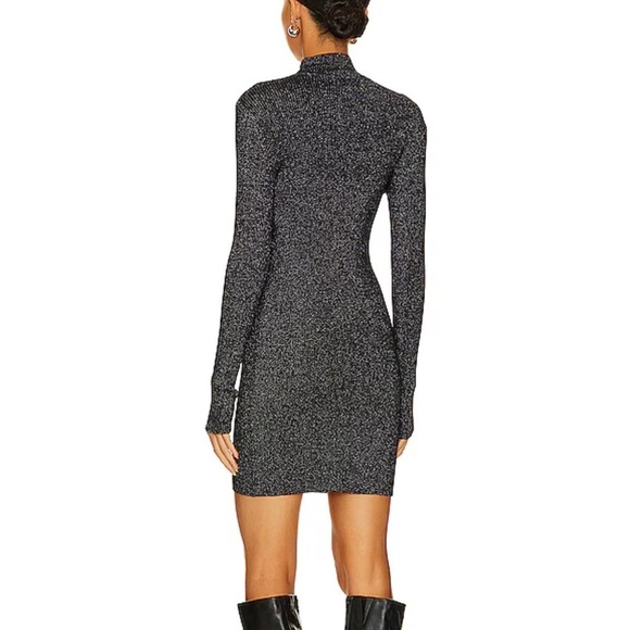 Nadina Sweater Dress in Black & Silver
Metallic by Steve Madden NEW Size XS - Picture 14 of 15
